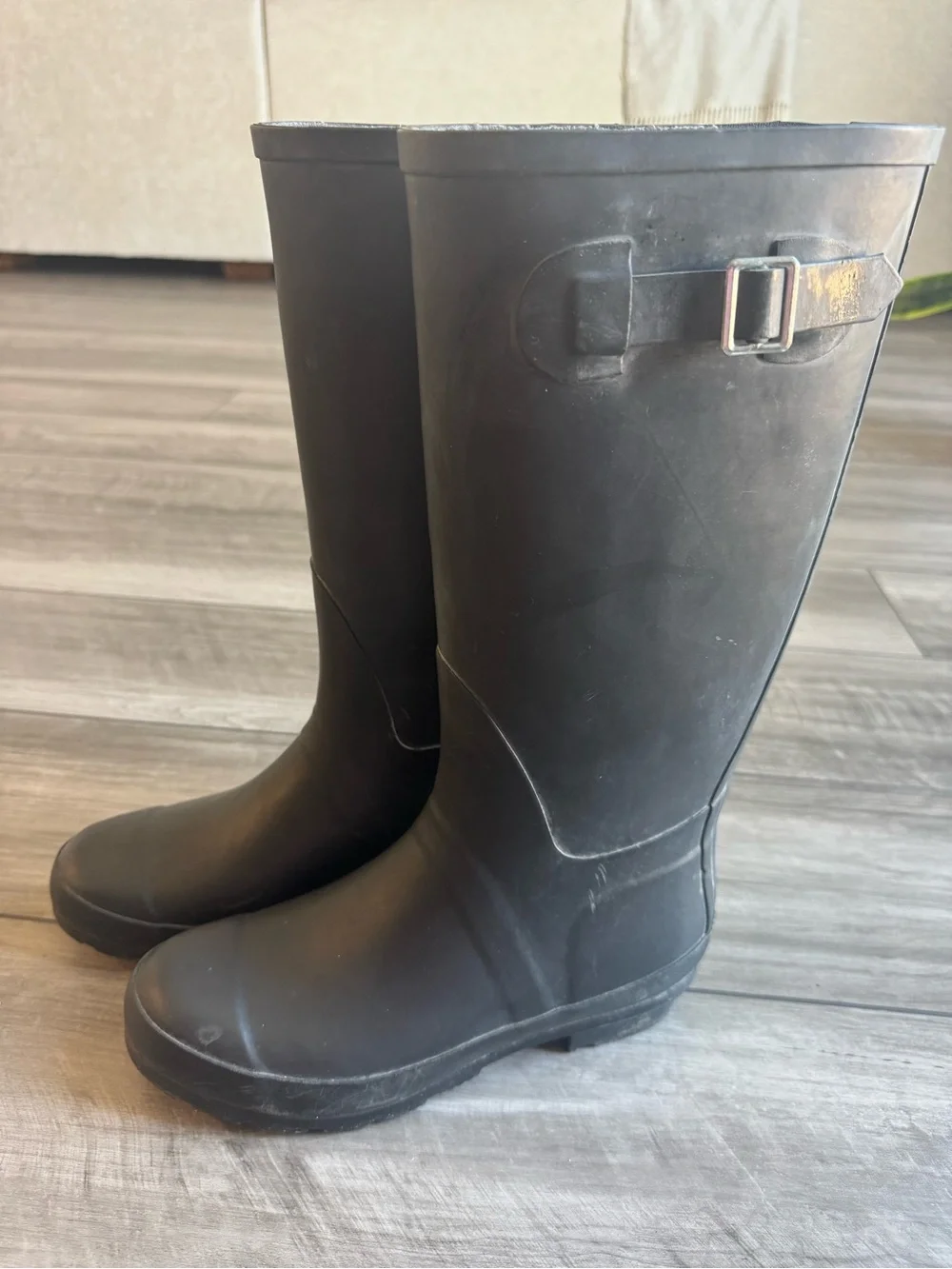 Nomad Black Tall Women's Waterproof Rain Boots